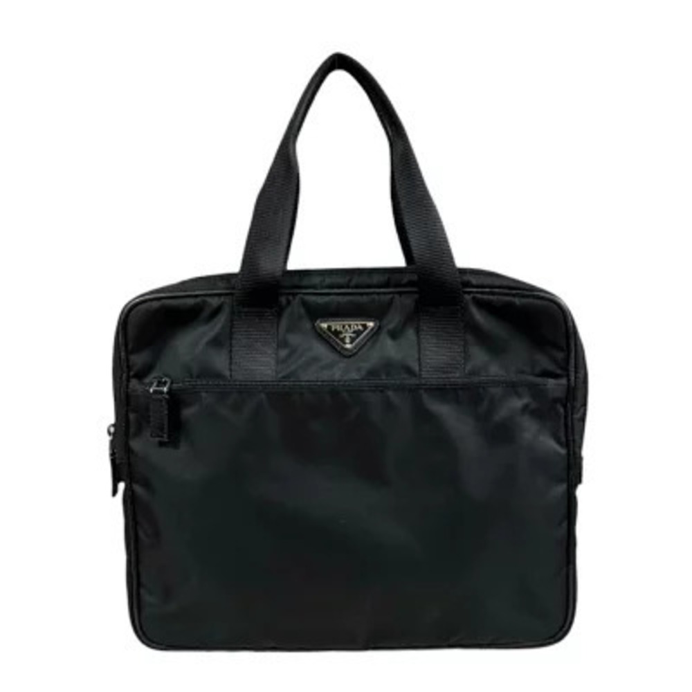 Prada Business Briefcase Tessuto Bag Black